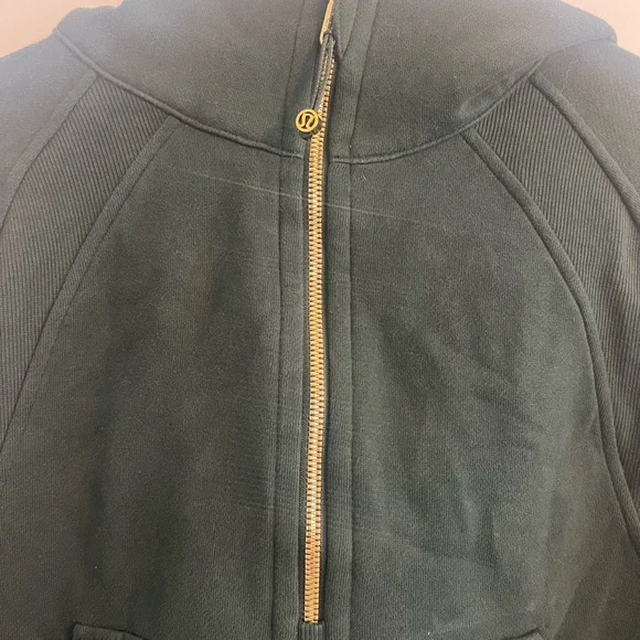 Lululemon Scuba Oversized Half Zip Hoodie, Size M/L, Legacy Green and Gold ๐๐๐๐ - Picture 2 of 16